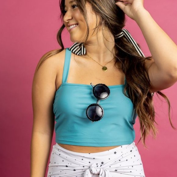 KORTNI JEANE: Caribbean Blue Latterback NWT - Picture 4 of 5